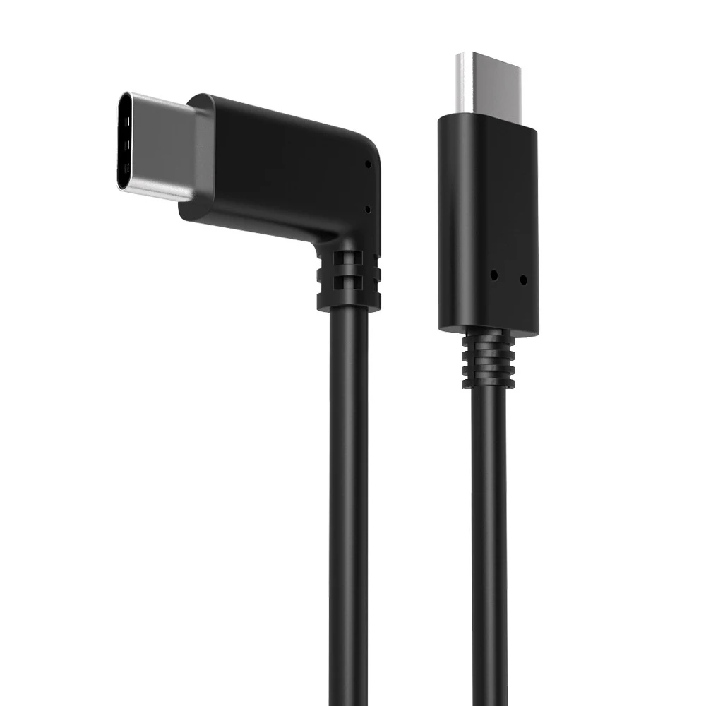 Сетевой кабель виртуальной реальности прямоугольный коленчатый Usb-кабель Type-C для передачи данных 3 А 60 Вт 5
