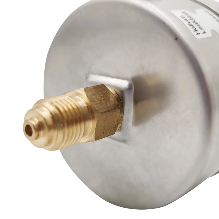 Fat Yellow Oil Pressure Gauge 0870 Psi Ryco Manometers