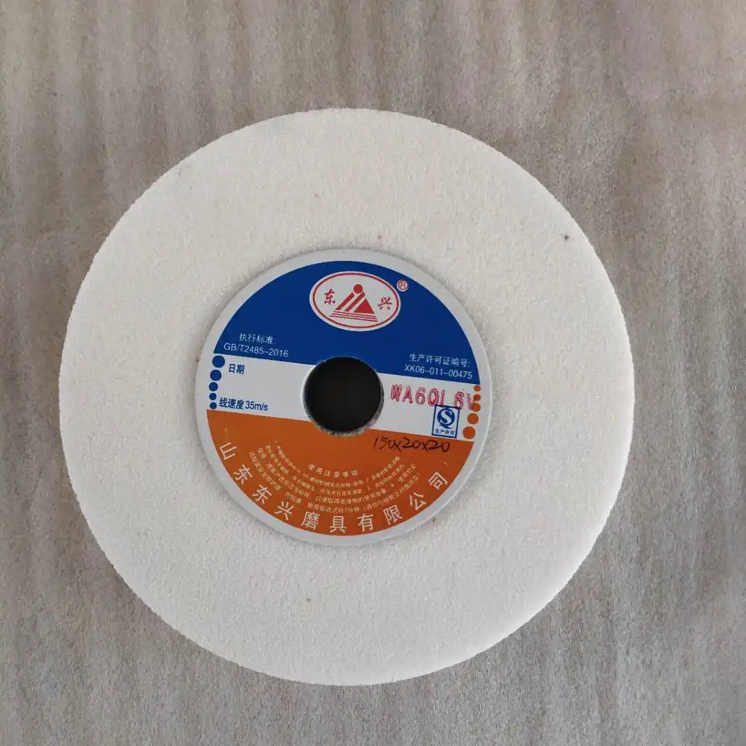 China Ceramic dish grinding wheel white color aluminium oxide