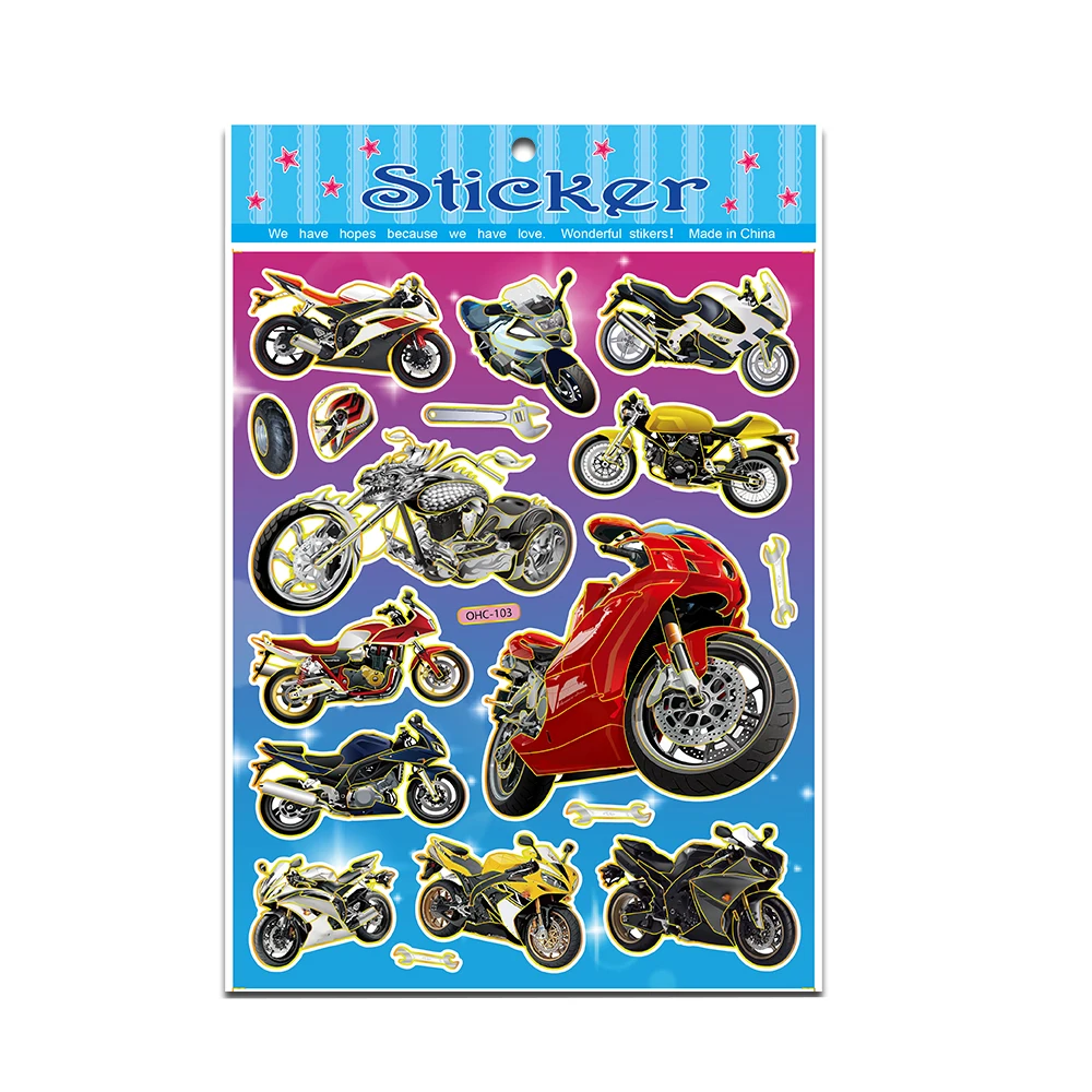 100 Cool Stickers Random Motorcycle Animal Letters Love Heart Dinosaur Suitcase Stickers Computer Luggage Car Bike Stickers