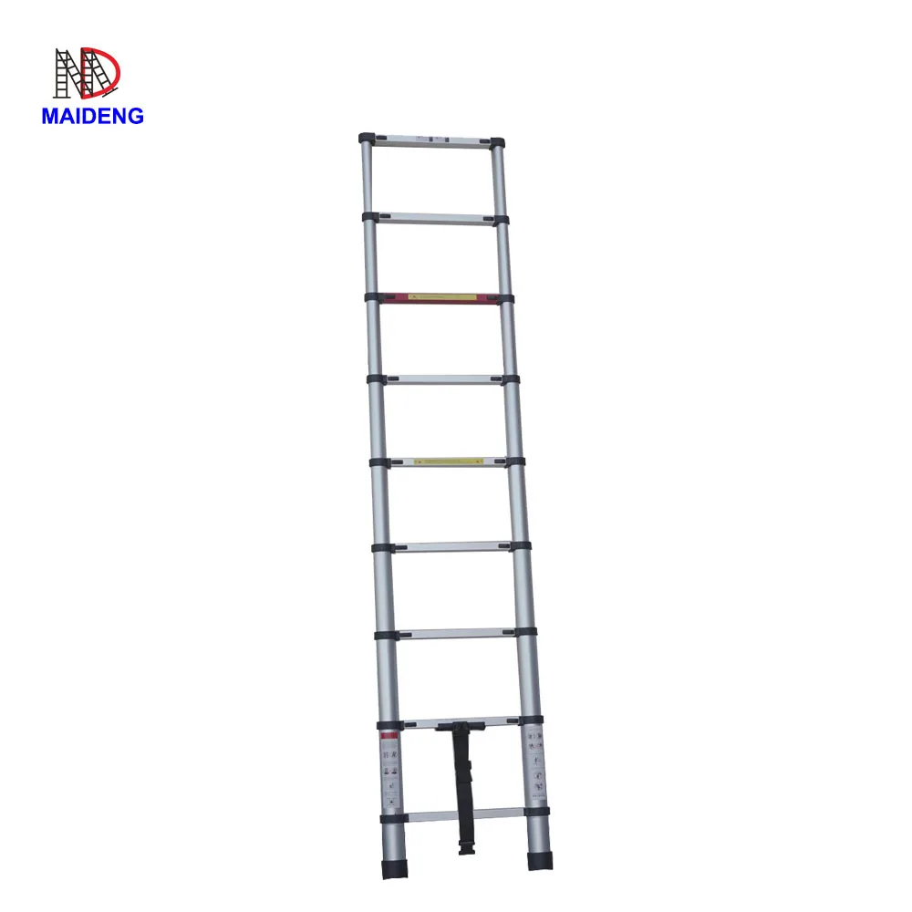 2.6m  Extendable Aluminium Stairs Telescopic Ladders With EN131