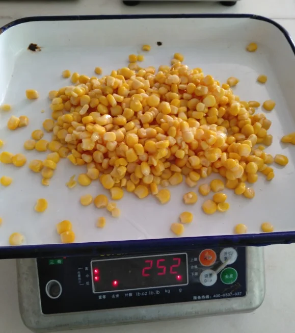 sweet corn 340g 250g easy open