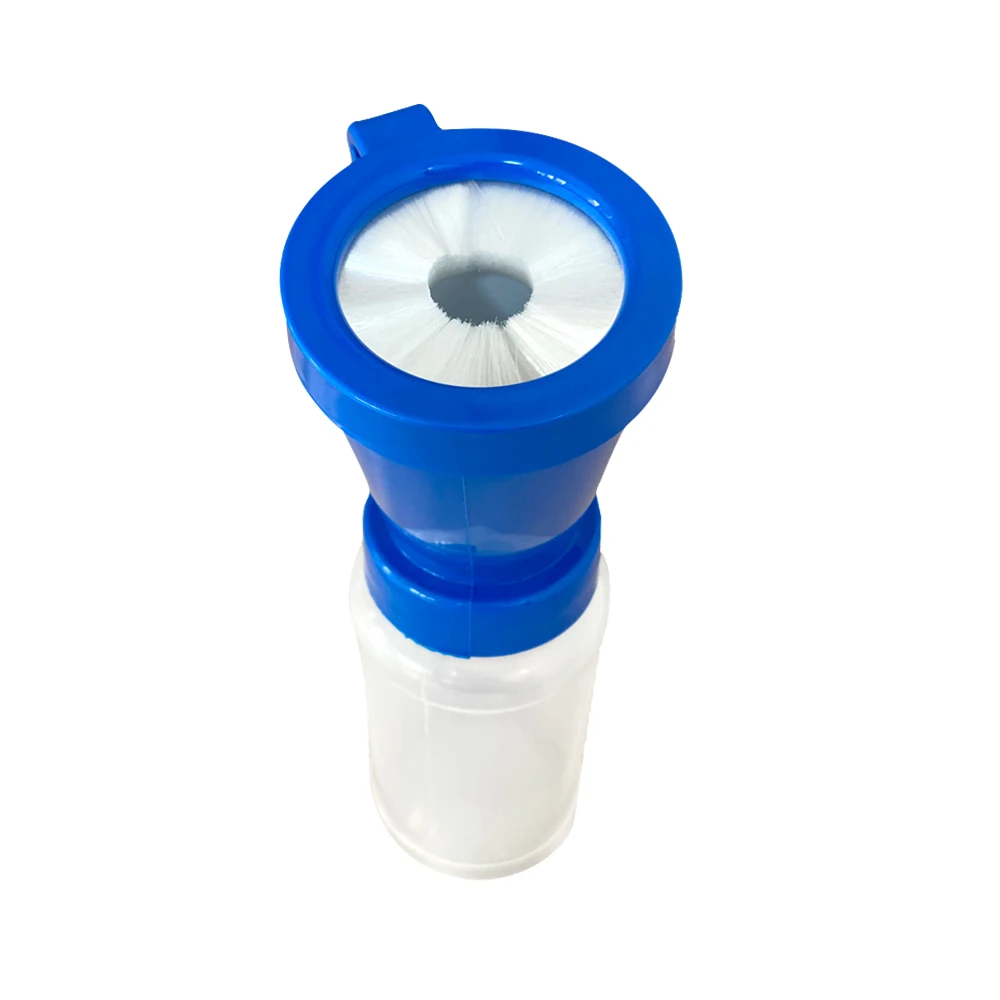 Cow Teat DIP Bottle with Brush Clean Cow Nipple Soft Washing Bottle
