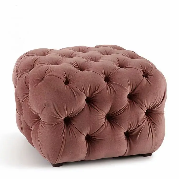 Мебель на заказ, скандинавский бархатный стул для макияжа с кнопками для спальни