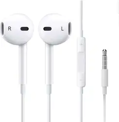 Дешевые стереонаушники, проводные наушники, гарнитура, наушники-вкладыши 3,5 мм с микрофоном для Iphone