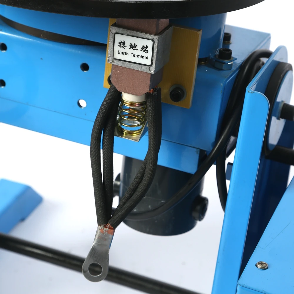 30KG Welding Turntable Welding Positioner Rotary HD-30 With WP200 Lathe Chuck And Pneumatic Torch Holder Center Hole 25mm /65mm
