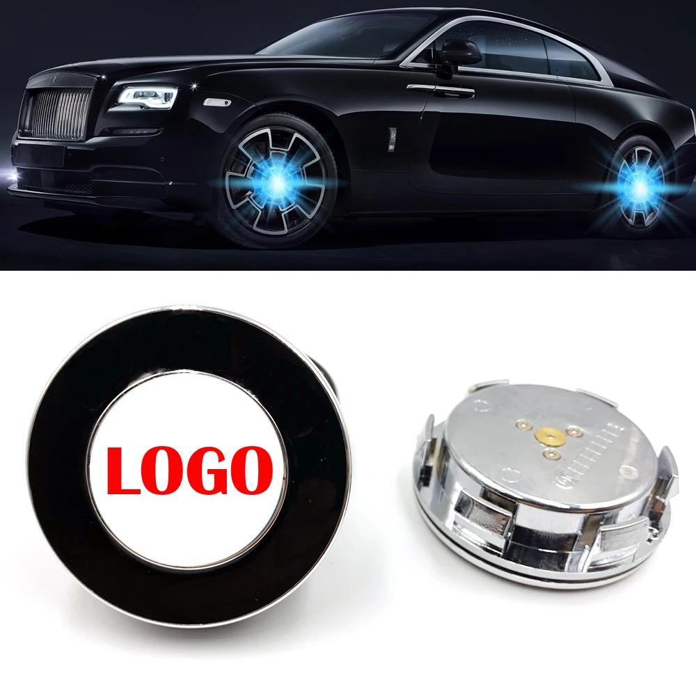 New Upgrade LED Illuminated Wheel Center Caps Hub Cover Lights Magnetic Suspension Hubs Hot Sale