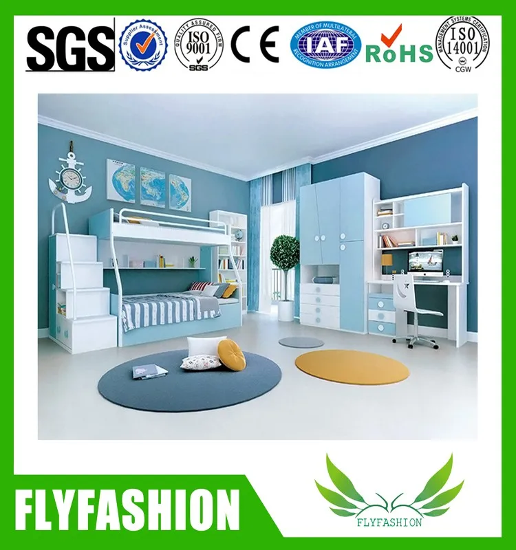 Children bedroom furniture set plywood material bedroom sets durable bedroom wardrobe closet