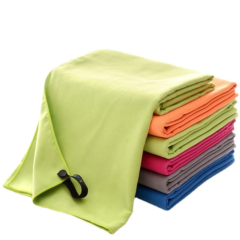 wholesale custom summer recycled quick dry rpet microfiber suede beach towel with Logo