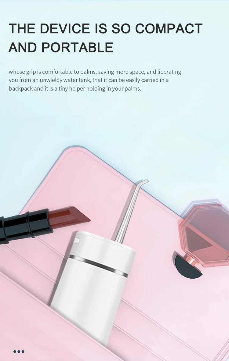 Dental Water Jet flosser manual oral irrigator for teeth 2021 with large capacity