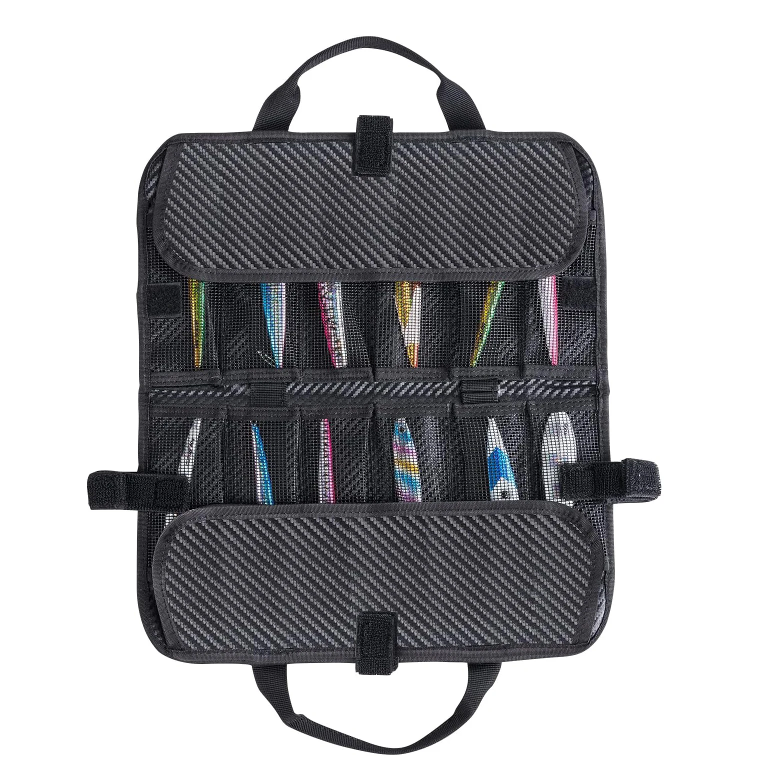 Large Side Entry Fishing Lures Jigs Storage Bag Fishing Tackle Lure Bag for Artificial Bait