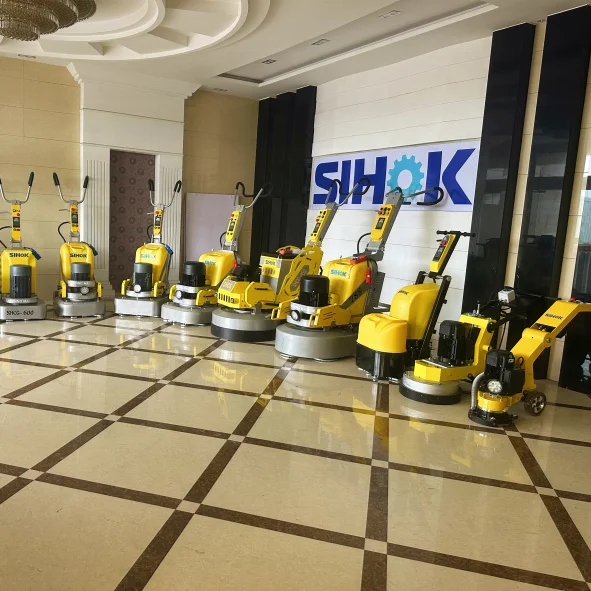 Factory Sale Diamond Disc Granite Terrazzo Concrete Floor Polishing Planetary Polisher Floor Concrete Grinder With Dust Vacuum