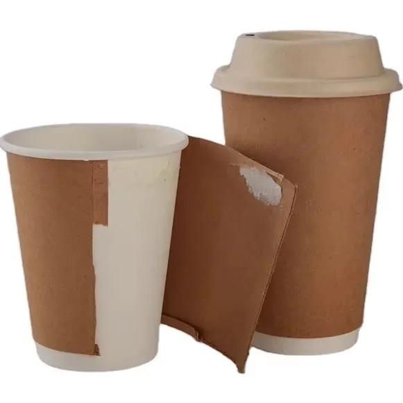 Pure white paper cup disposable water cup whole box wholesale commercial school can be customized Logo and size