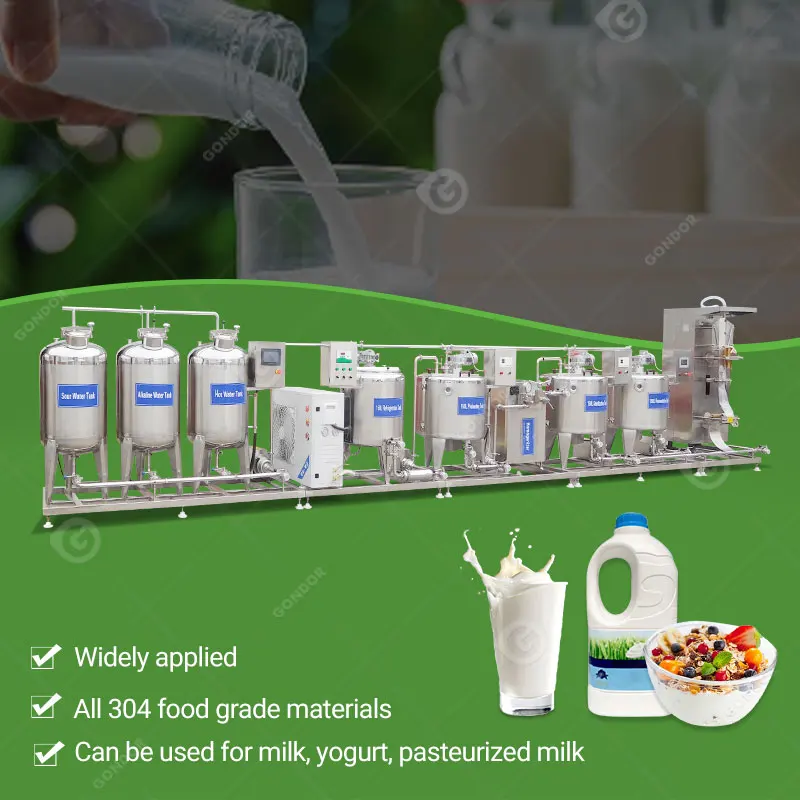 Dairy Farm Unit Cheese Fresh Milk Machine Equipment Manufacture Plant Yoghurt 100l 500l Milk Process Production Line
