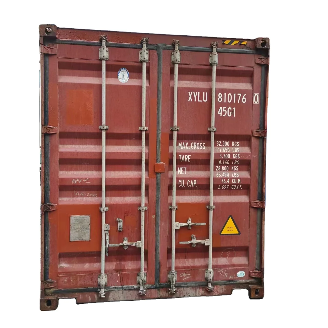 Достойный груз, 40 футов, 40 футов