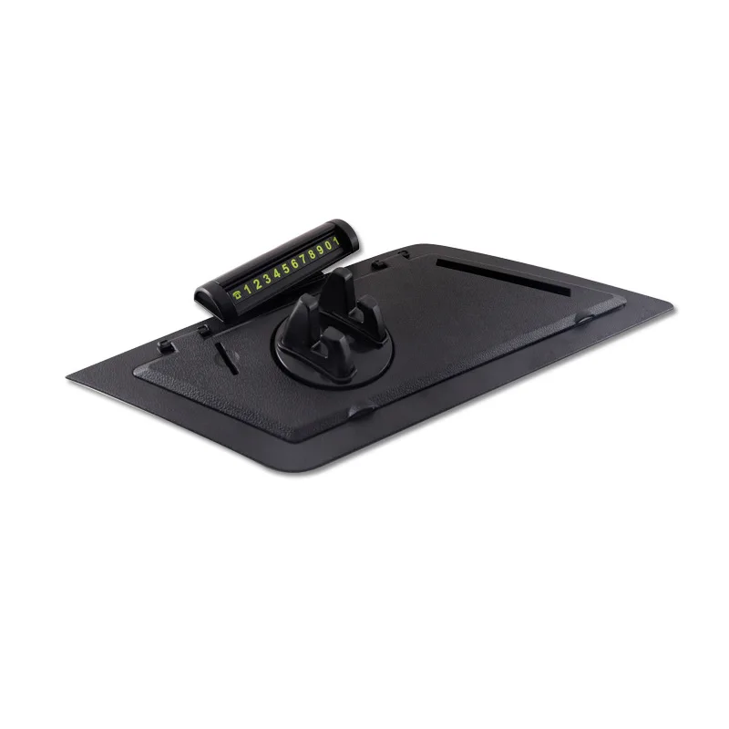 In-car Mobile Stand Car Phone Holder Wireless Charging Phone Holder for Car Zero hour stop sign Credit card integrated box