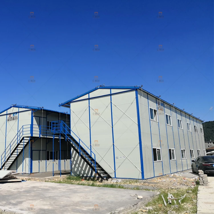 
China supplier light steel k type modular home new design prefabricated worker house 