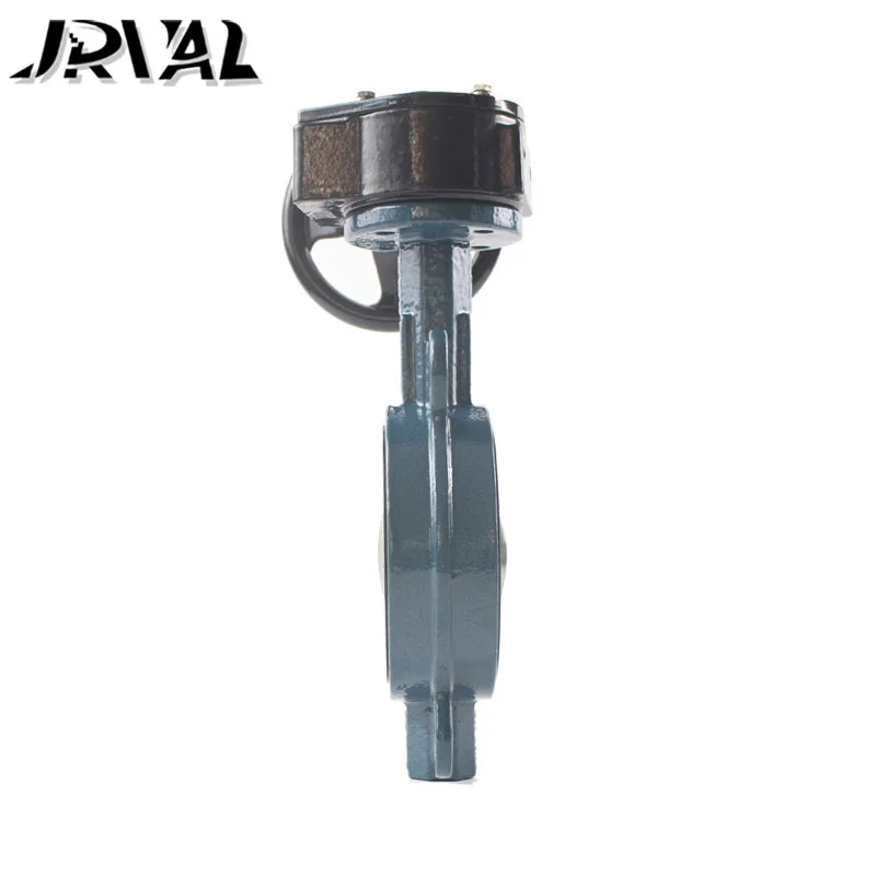 China Manual Steam Turbine Chemical Turbine Carbon Steel Disc Rubber Soft Seal 4 Inch Clamp Butterfly Valve