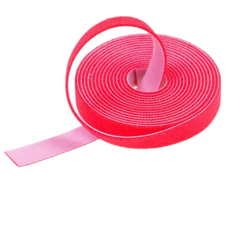 Back to back Reusable Fastening Tape Cable Ties Self Gripping Hook and Loop Roll Management Organizer Straps for Home Office