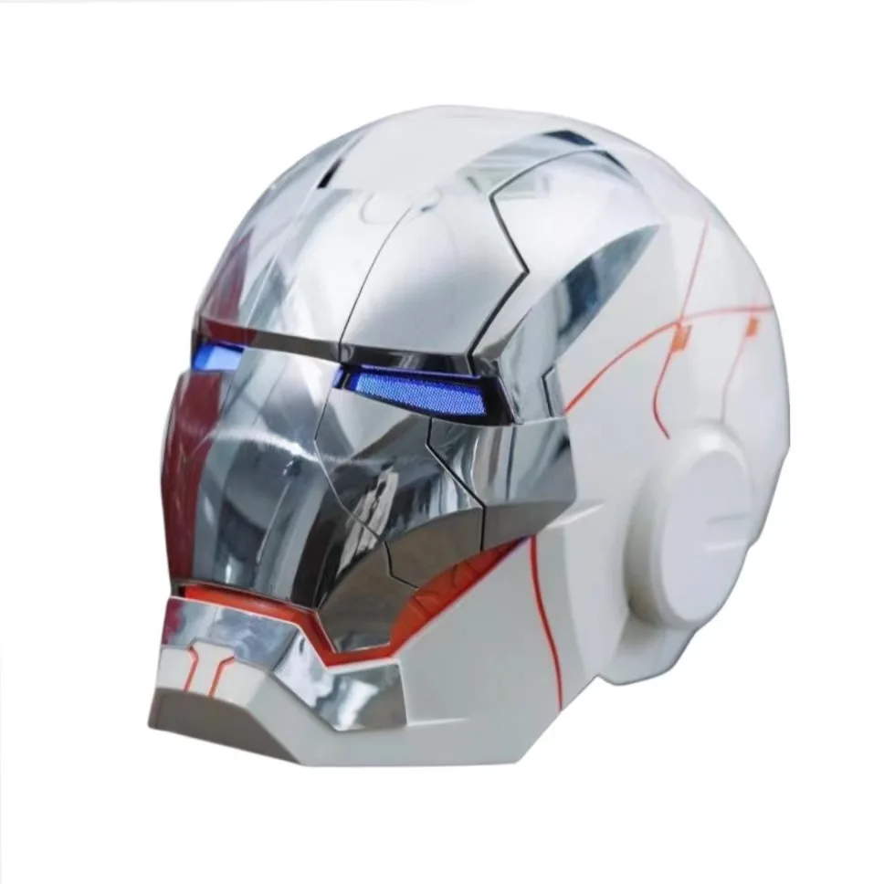 2024 New Iron Man Helmet Black Gold Black Silver Electric Helmet Voice Control Voice Machine Mask Home Technology Adornment
