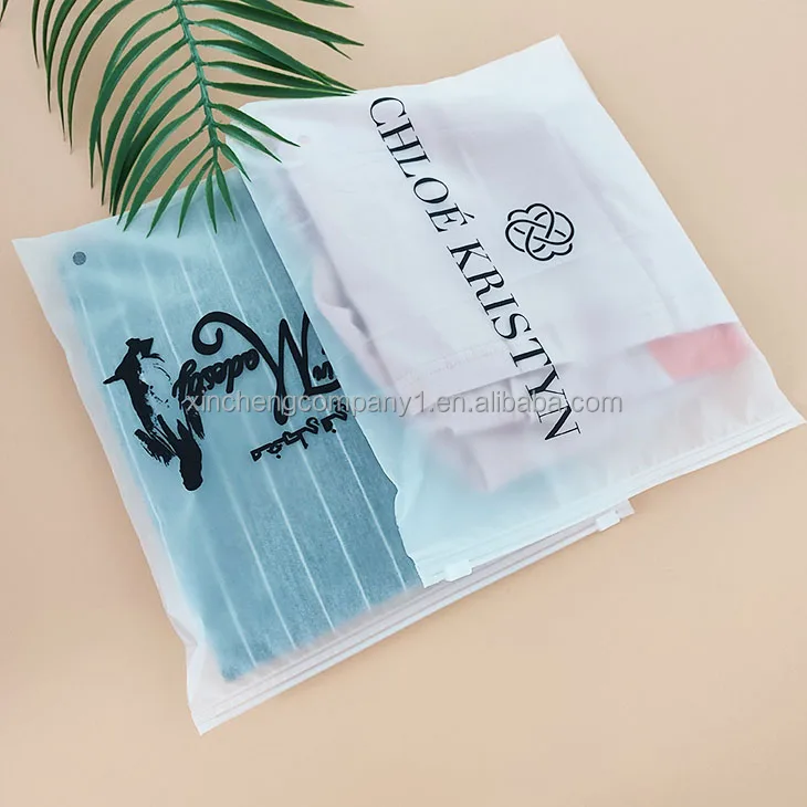 Factory custom logo cheap Price Zipper bag Plastic Packaging Bag for Clothing