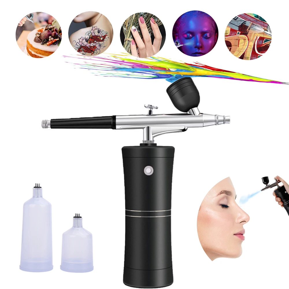 Machine Compressor Ophir Art Tool Hobby Complete Professional Makeup Nail Air Brush Kit Airbrush