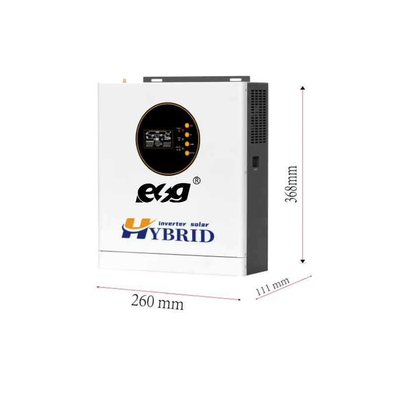 ESG Hybrid 3KW 5KW High frequency 48V 5000W Off Grid Solar Frequency Sine Wave Inverter for home