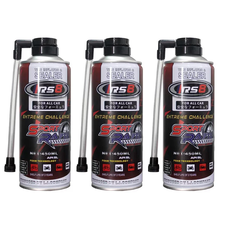 Repair shop only IRS8 450ml Motorcycle and electric vehicle tire antifreeze Automatic aeration repair fluid Vacuum tyre