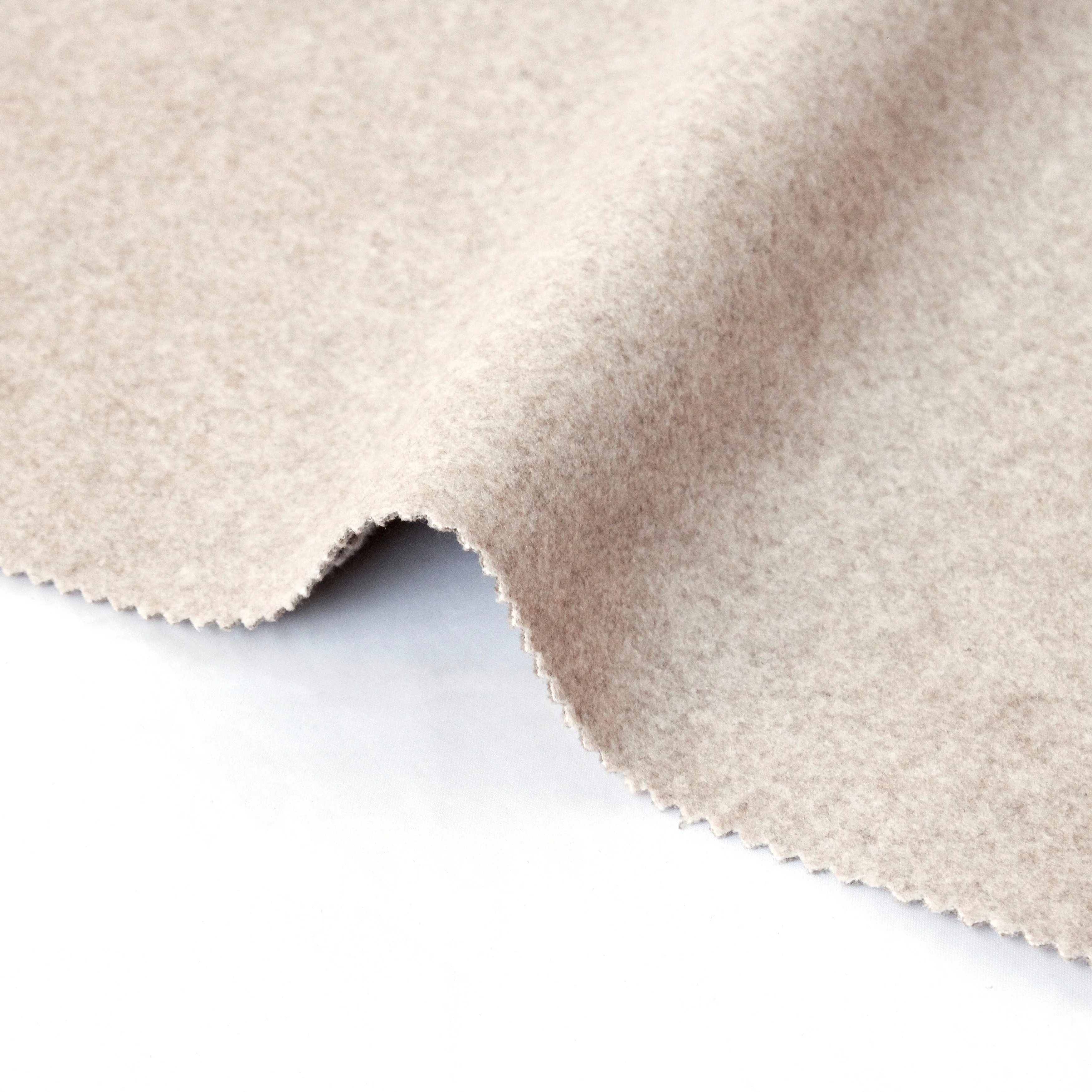 Free Sample In Stock Cheap Price Textile Factory 100% Polyester Needle Felting Knitted Fabric for Coat Suit Jacket