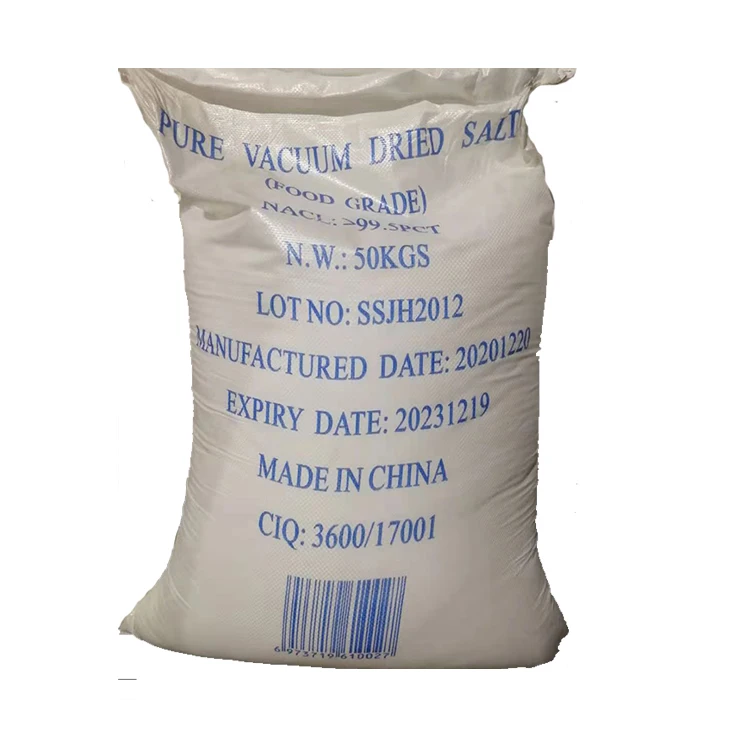 Чистая вакуумная сушеная соль NACL 99.1% 99.5% PVD