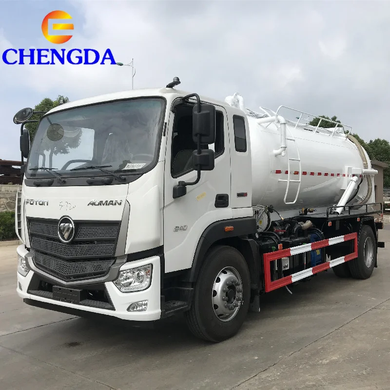 Low Price Foton Vacuum Sewage Transport Special Truck