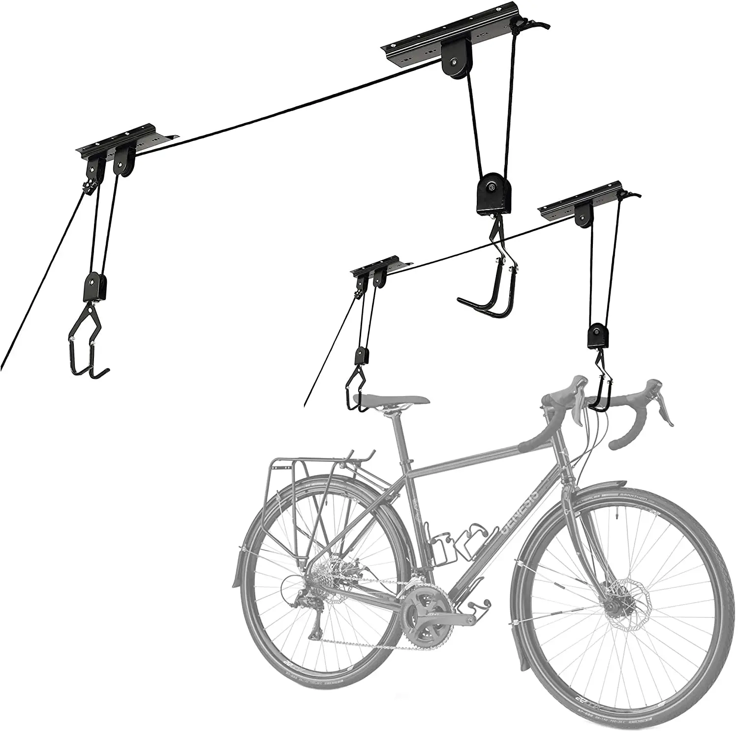 New Product Bicycle Lift Strong And Durable Lifting Capacity Ceiling Garage Lift For Bicycle/bike/roof Boxes/ladders