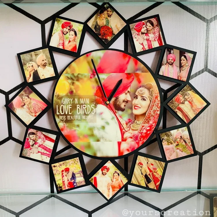 New arrival 2021 blank wood wall clock for dye sublimation hot sale