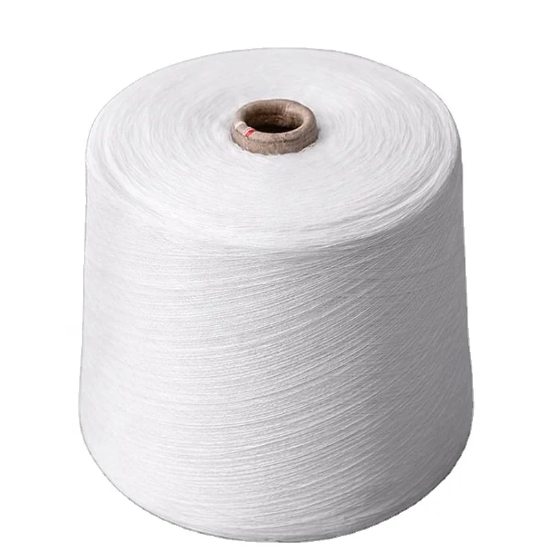 polyester cotton blended yarn 65/35 80/20 CVC yarn different count mixed yarn