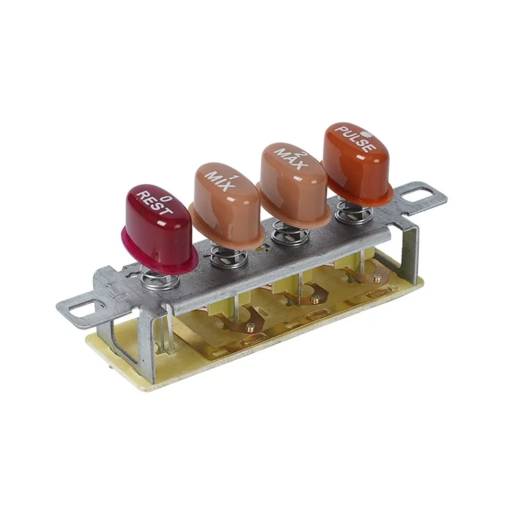 Great Design Home Appliances Loose Premade Fans Parts Electric Keyboard 4 Position Push Button Switch