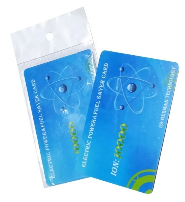 Самые продаваемые продукты энергосберегающая карта с отрицательными ионами высокой энергии. OEM Популярные энергосберегающие