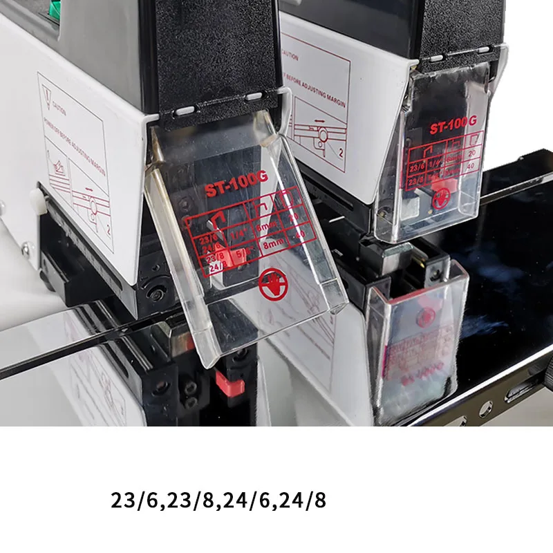 Double head Electric Flat Saddle Stapler Stitching Book Binding Machine