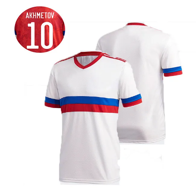 
Wholesale Blank Russia Soccer Jersey 2021 custom Football Uniform Jersey for men and kids 3XL 4XL In Stock 