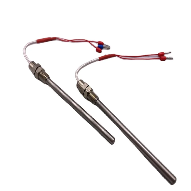 5x80mm  high temperature   pt100  sensor