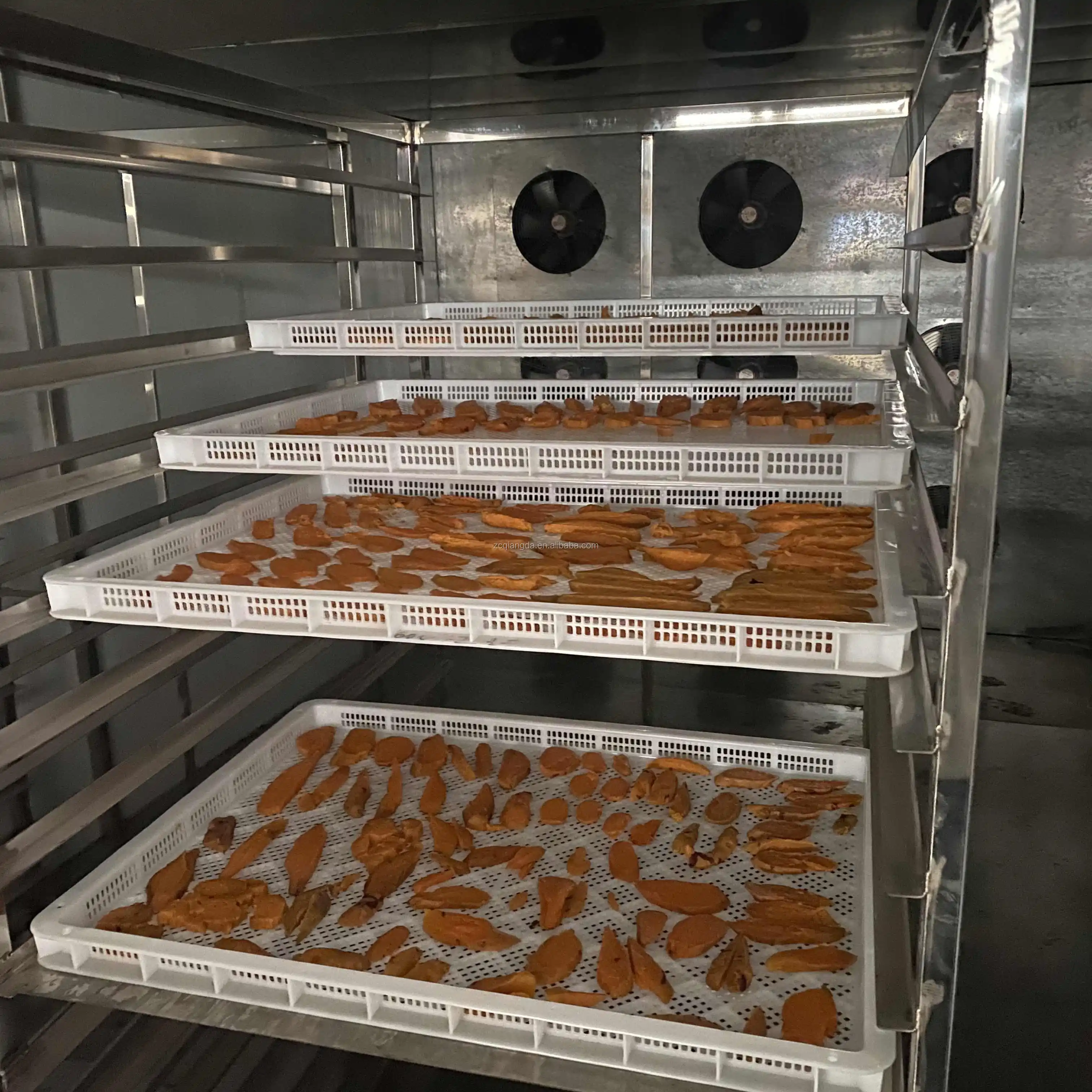 QD Fast shipping heat pump dry freeze dried fruits and vegetables coconut dehydrator black garlic drying machine price