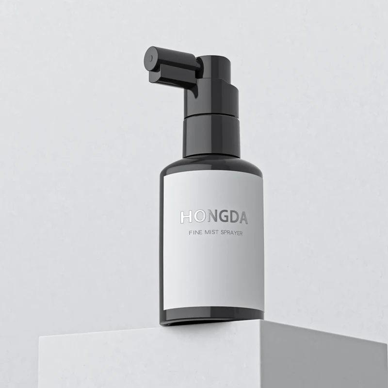 Personal care medicine nasal spray bottle plastic fine mist sprayer head