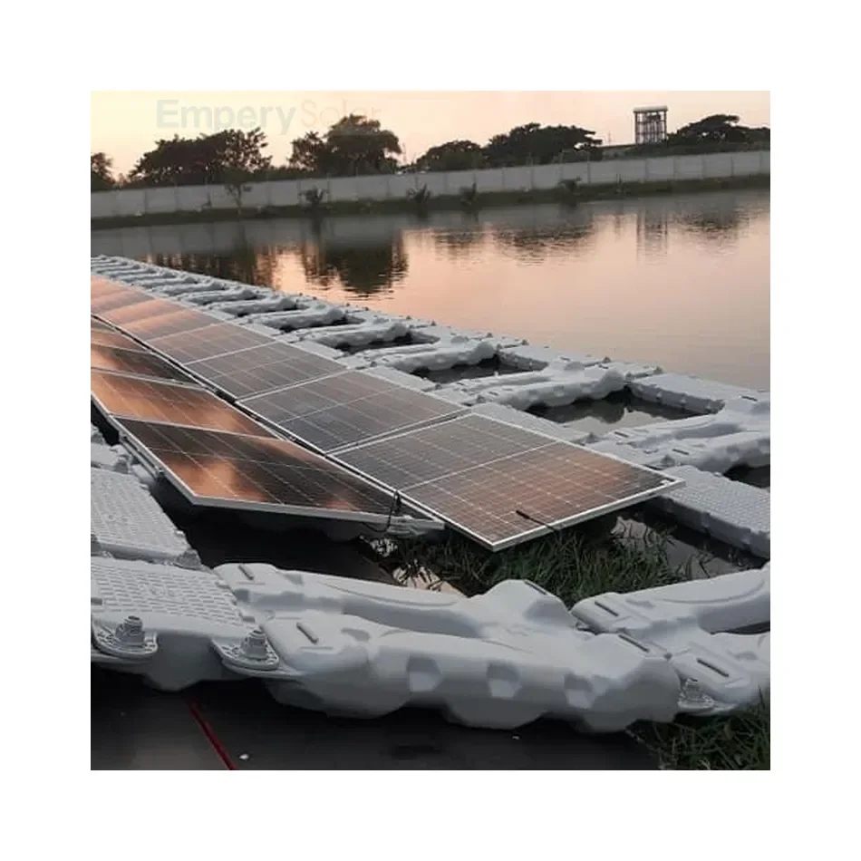 Плавающая солнечная система для озера океана энергия солнца HDPE плавающий Понтонный дом озеро поплавок энергетическая