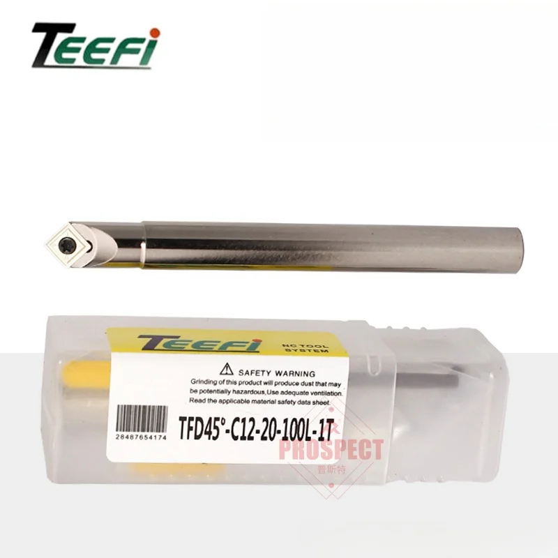 TEEFI CNC chamfering tool holder For centering and chamfering CNC turning tool holders lathe machining center machine cut tools