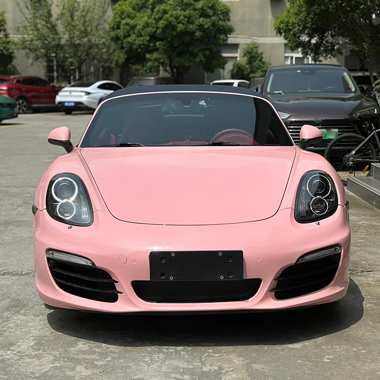 TPU Pink 1 meter cut for sale Sample test Factory Price tpu Wrap ppf paint protection film Color change tpu high glossy