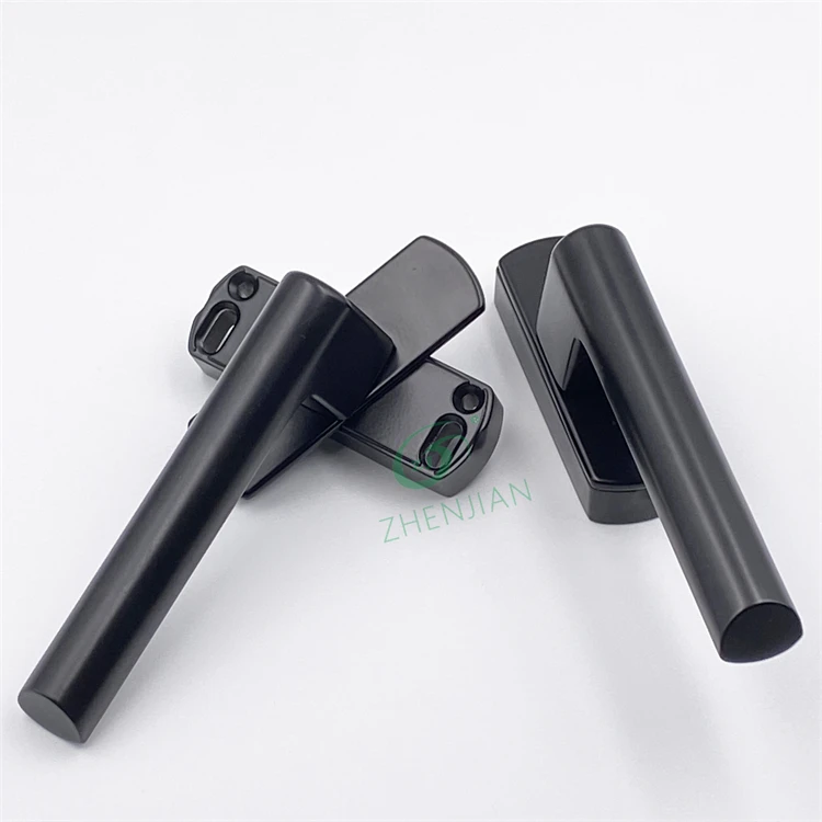 Modern Design Aluminum Window Pull Handle Contemporary OEM Product Black Handle with Key Lock