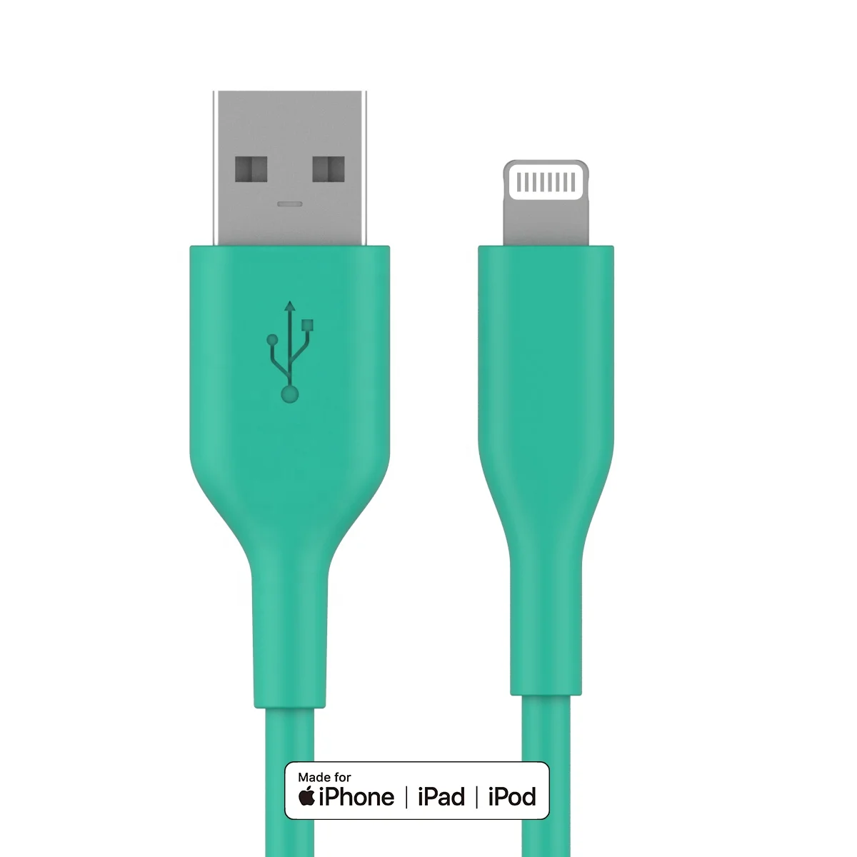 MFi сертифицированный кабель Lightning для USB типа A, Китай, производитель, оптовая продажа, сделано для iPhone, зарядное устройство, USB кабель