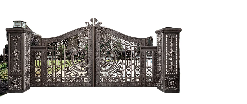 Factory Price Wholesale Free Spare Parts Luxury Building Gate Design With Main Entrance Doors Villa Residence
