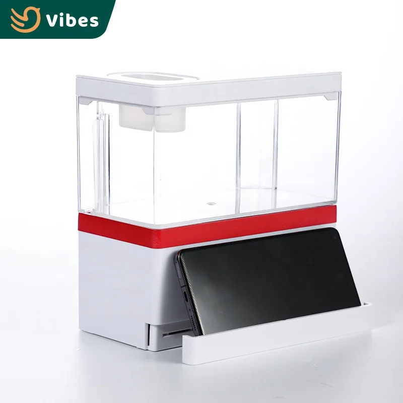 New Design Mini Desktop Acrylic Aquarium Fish Tank With USB Port And Led Aquarium Light