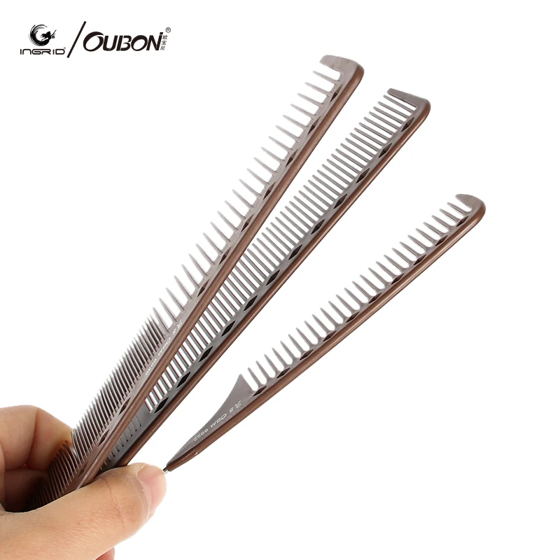 Hair Cutting Styling Measure Combs Tail Comb Anti-Static Hairdressing Brush  Double Cut Comb Professional Beauty Salon Tools A8