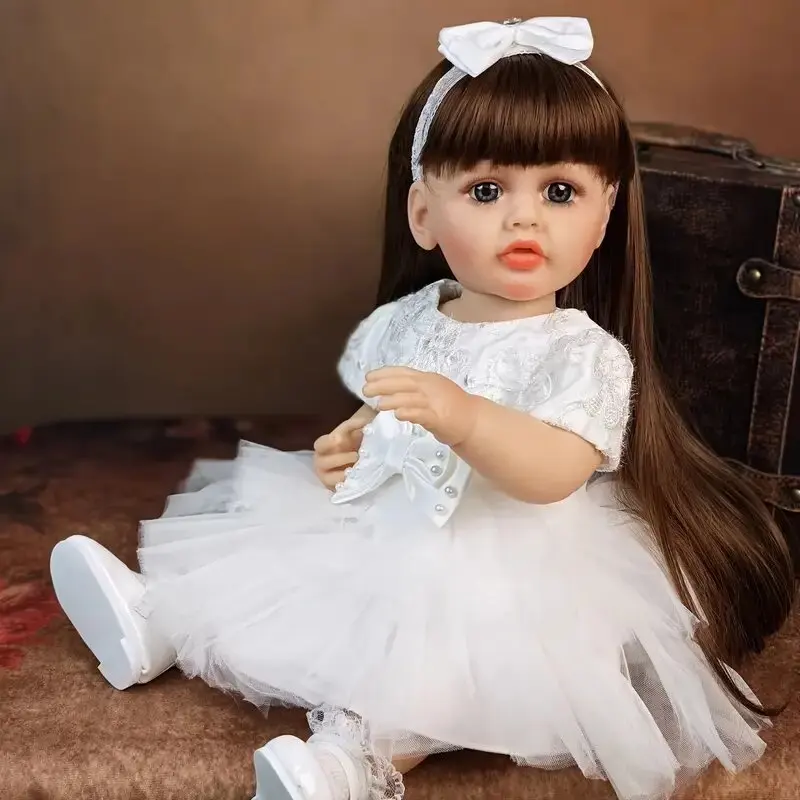 Wholesale handmade baby princess dress doll realistic reborn dolls can bath toy for kids playmate